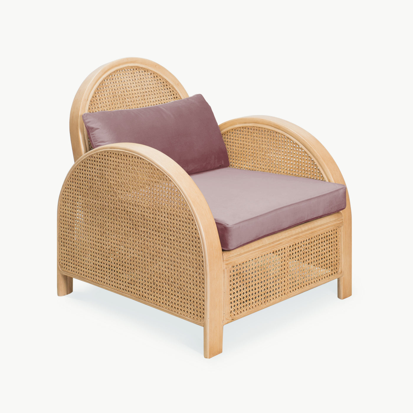 THE BOTANIST Cane Chair - Lotus