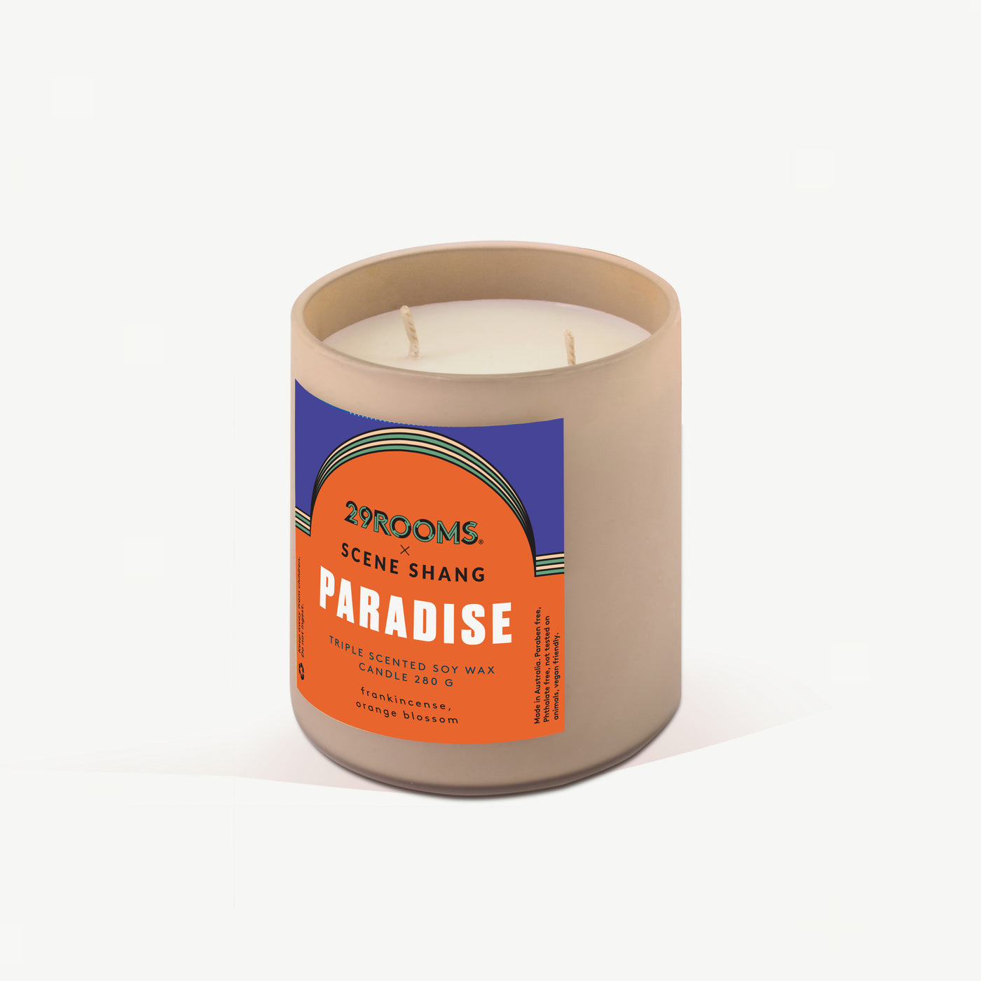 [CLEARANCE] PARADISE Triple Scented Soy Wax Candle (Frankincense, Orange Blossom)