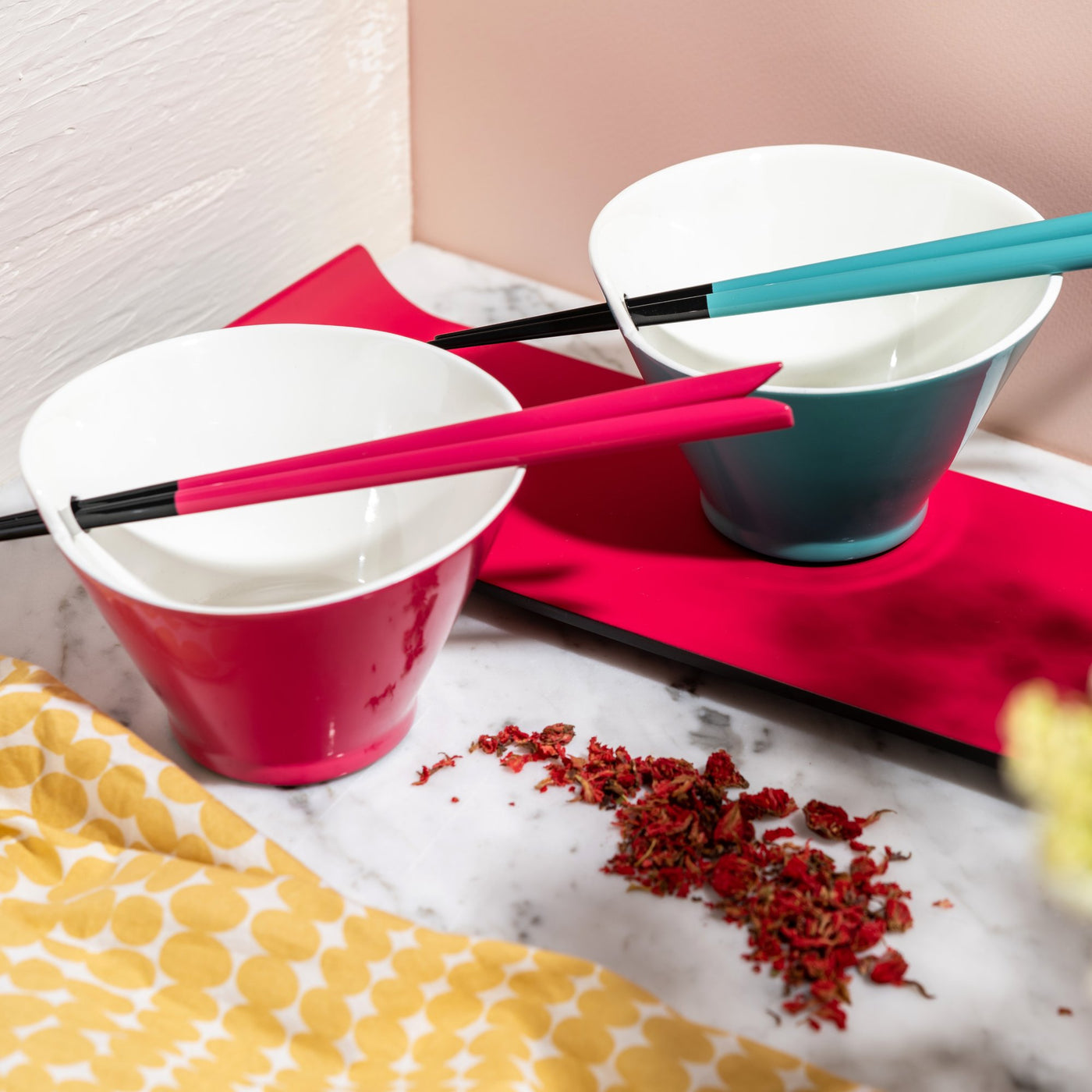 Qua - Just Colour Dining Bowl, Set of 2 (Pink)