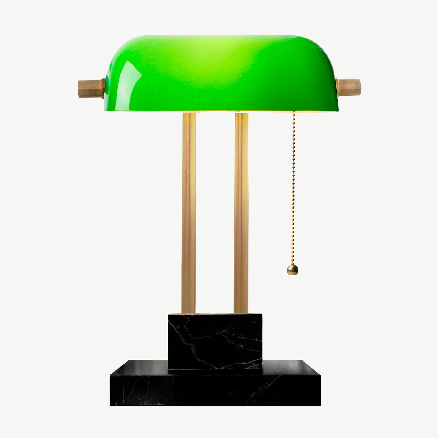 THE BANKER Desk Lamp - Nero Marquina (Floor Model)
