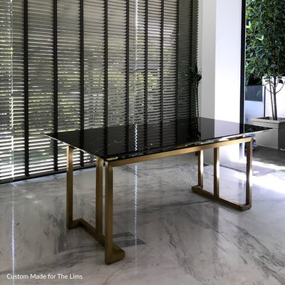 MING Dining Table - Natural Marble