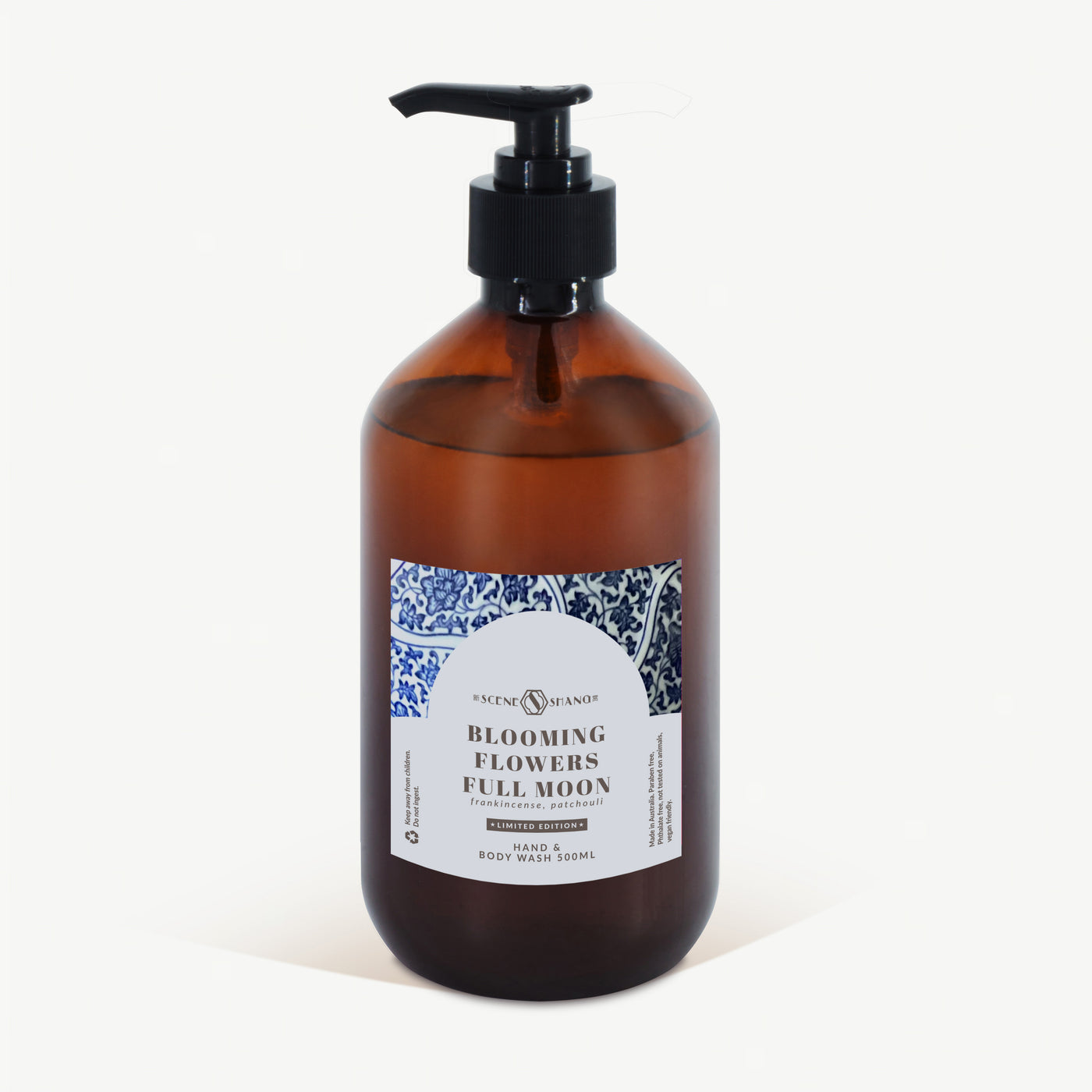 [LIMITED EDITION] BLOOMING FLOWERS FULL MOON Hand & Body Wash (Frankincense, Patchouli)