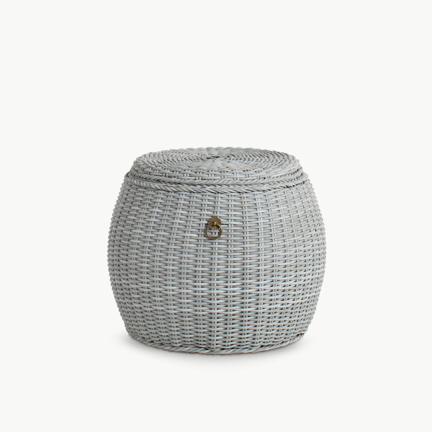 WEAVE Weatherproof Pouf with Storage - Grey (Medium)