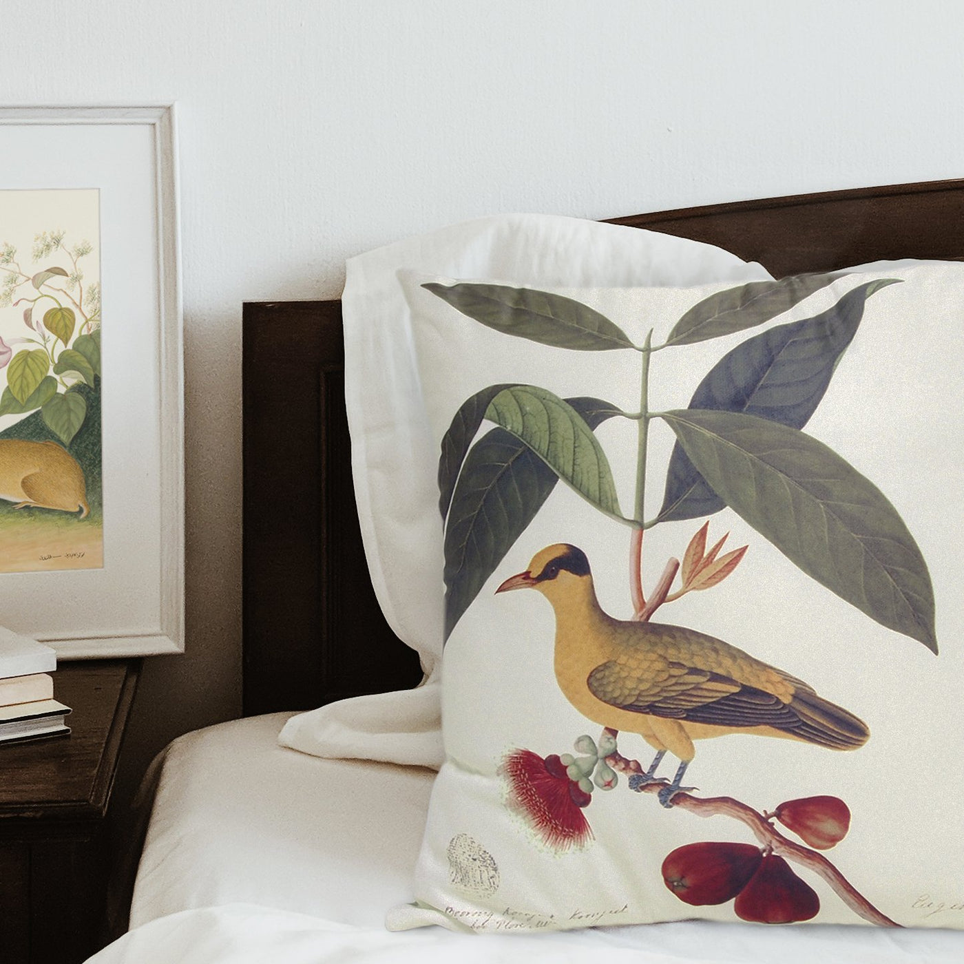 Qua - William Farquhar Cushion Cover (Birds), Set of 2