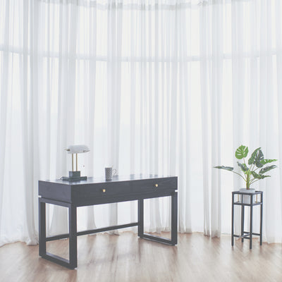 KIAN Old Elm Wood Desk - Midnight