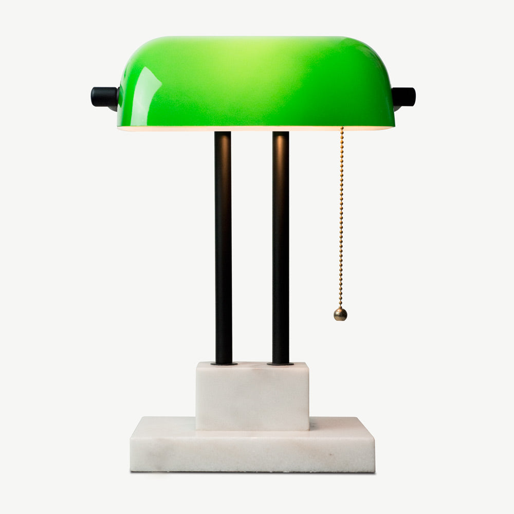 THE BANKER Desk Lamp - Emerald - SCENE SHANG